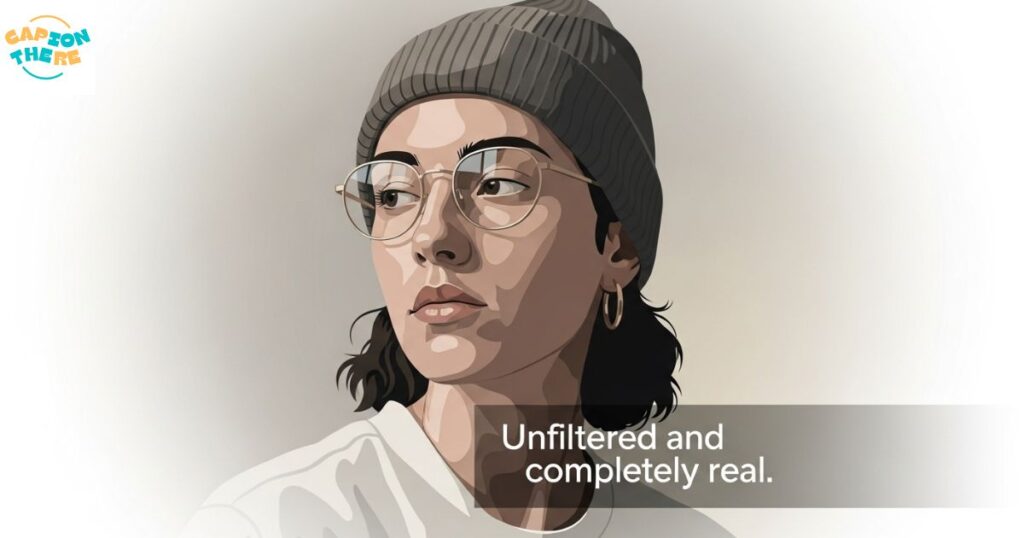 Short One Word or One Line Candid Captions